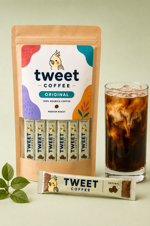 Tweet Coffee Original instant iced coffee pouch