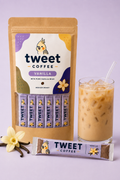 Tweet Coffee Vanilla instant iced coffee pouch